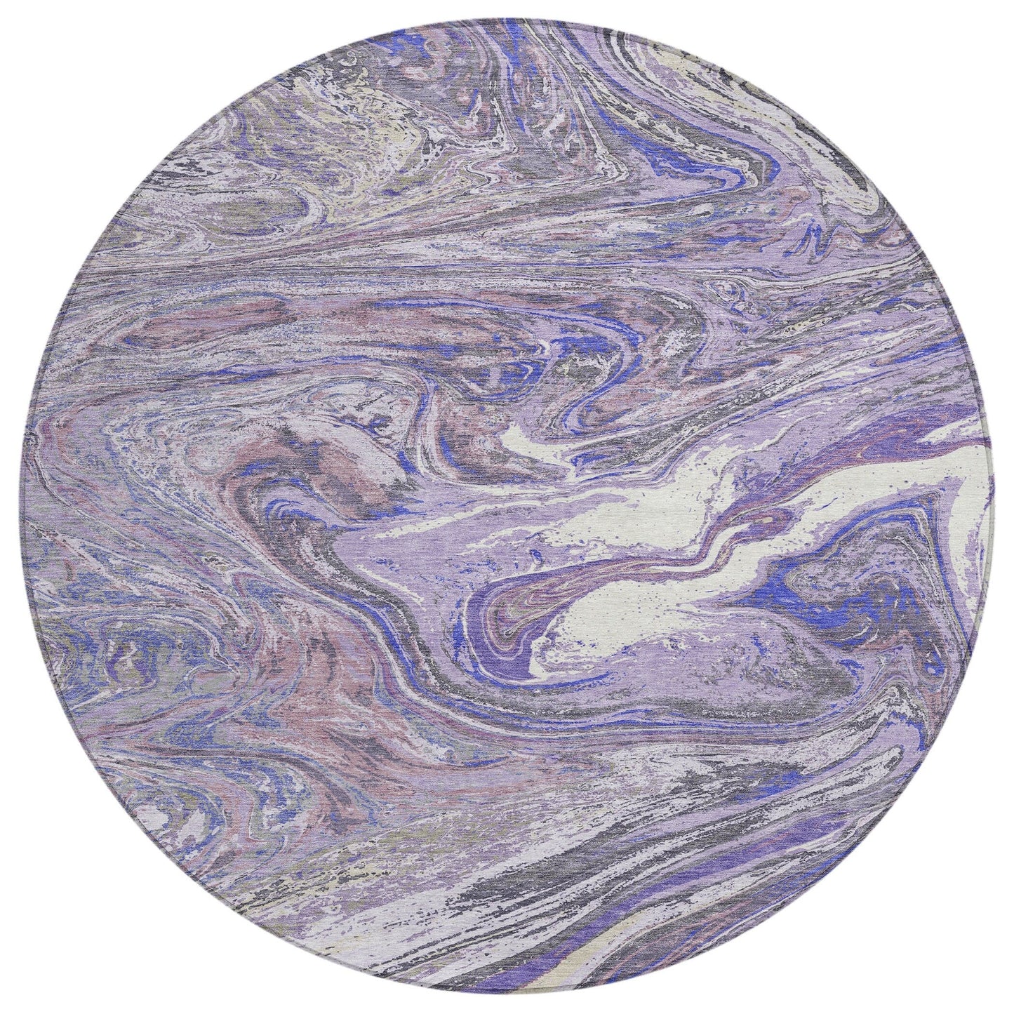 Tapis Chantille abstrait à motifs de coups de pinceau, lavable en machine, pour intérieur et extérieur