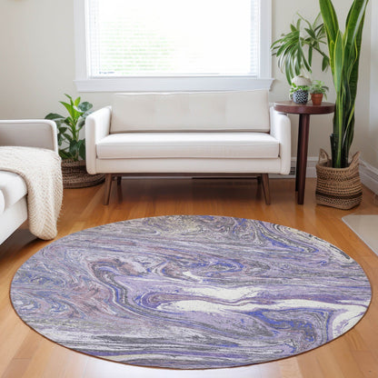 Tapis Chantille abstrait à motifs de coups de pinceau, lavable en machine, pour intérieur et extérieur