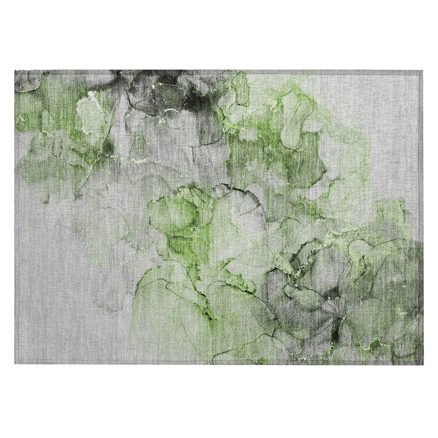 Tapis Chantille abstrait lavable en machine pour intérieur/extérieur
