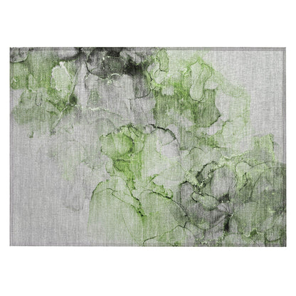 Tapis Chantille abstrait lavable en machine pour intérieur/extérieur