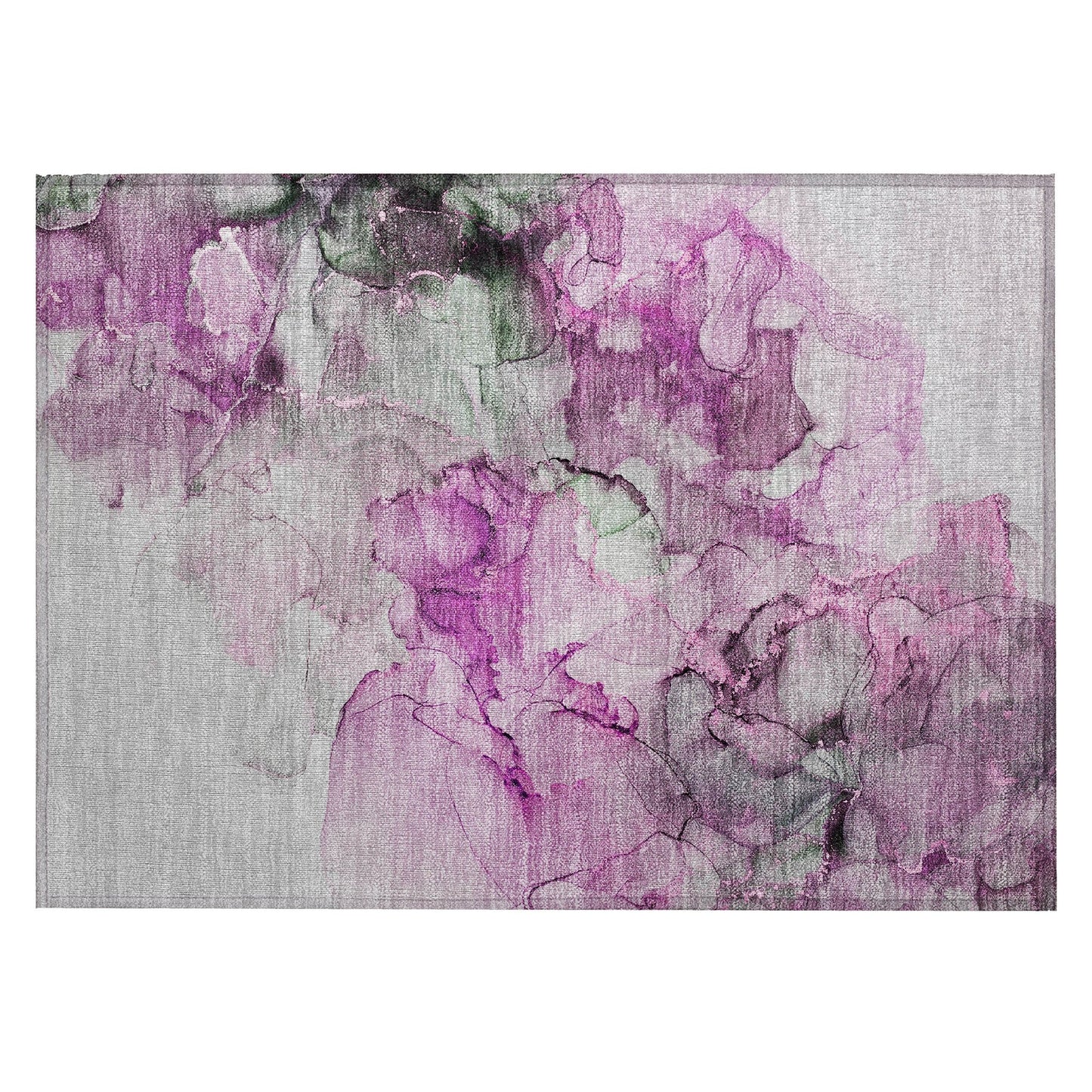 Tapis Chantille abstrait lavable en machine pour intérieur/extérieur