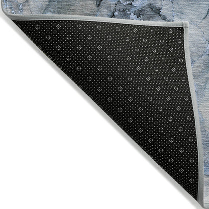 Tapis Chantille abstrait lavable en machine pour intérieur/extérieur