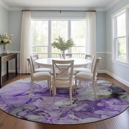 Tapis Chantille abstrait lavable en machine pour intérieur/extérieur