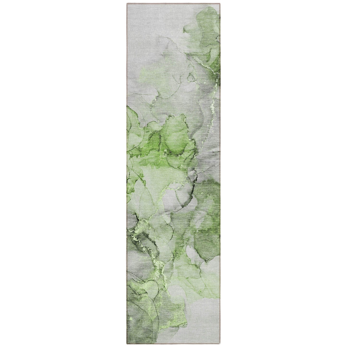 Tapis Chantille abstrait lavable en machine pour intérieur/extérieur