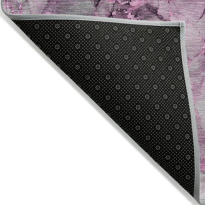 Tapis Chantille abstrait lavable en machine pour intérieur/extérieur