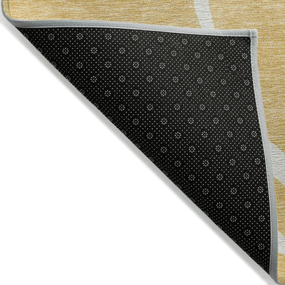 Tapis Chantille moderne abstrait lavable en machine pour intérieur/extérieur