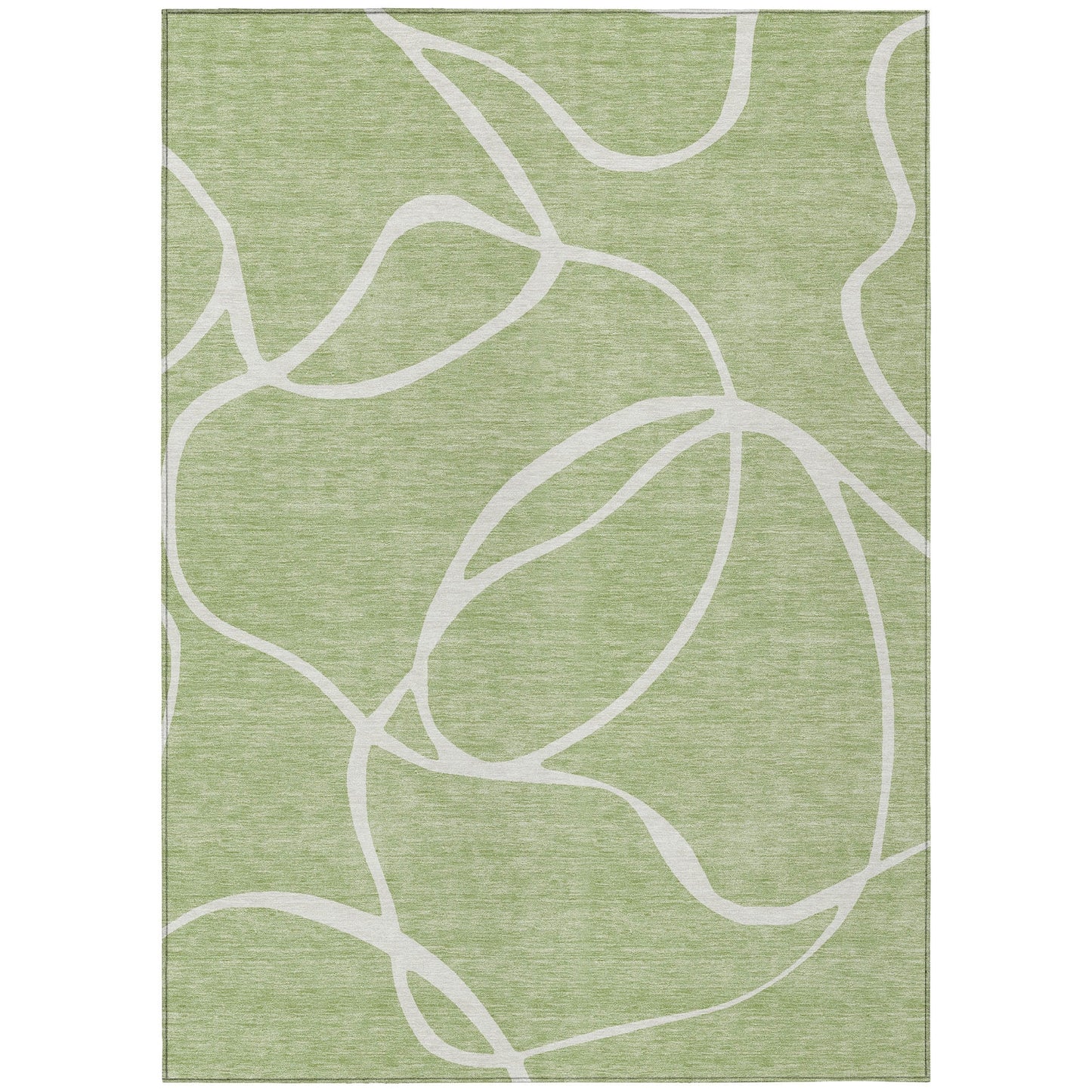 Tapis Chantille moderne abstrait lavable en machine pour intérieur/extérieur