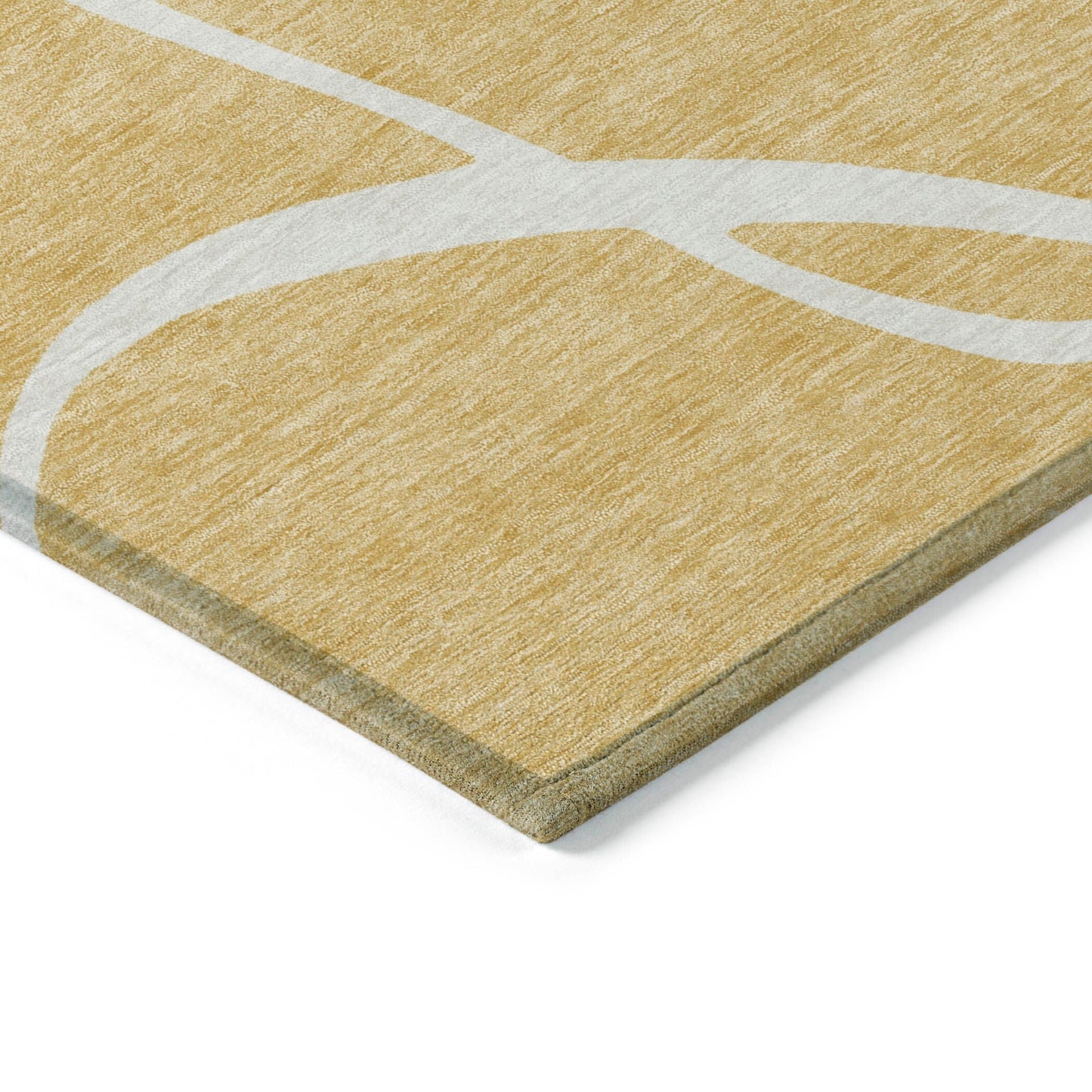 Tapis Chantille moderne abstrait lavable en machine pour intérieur/extérieur