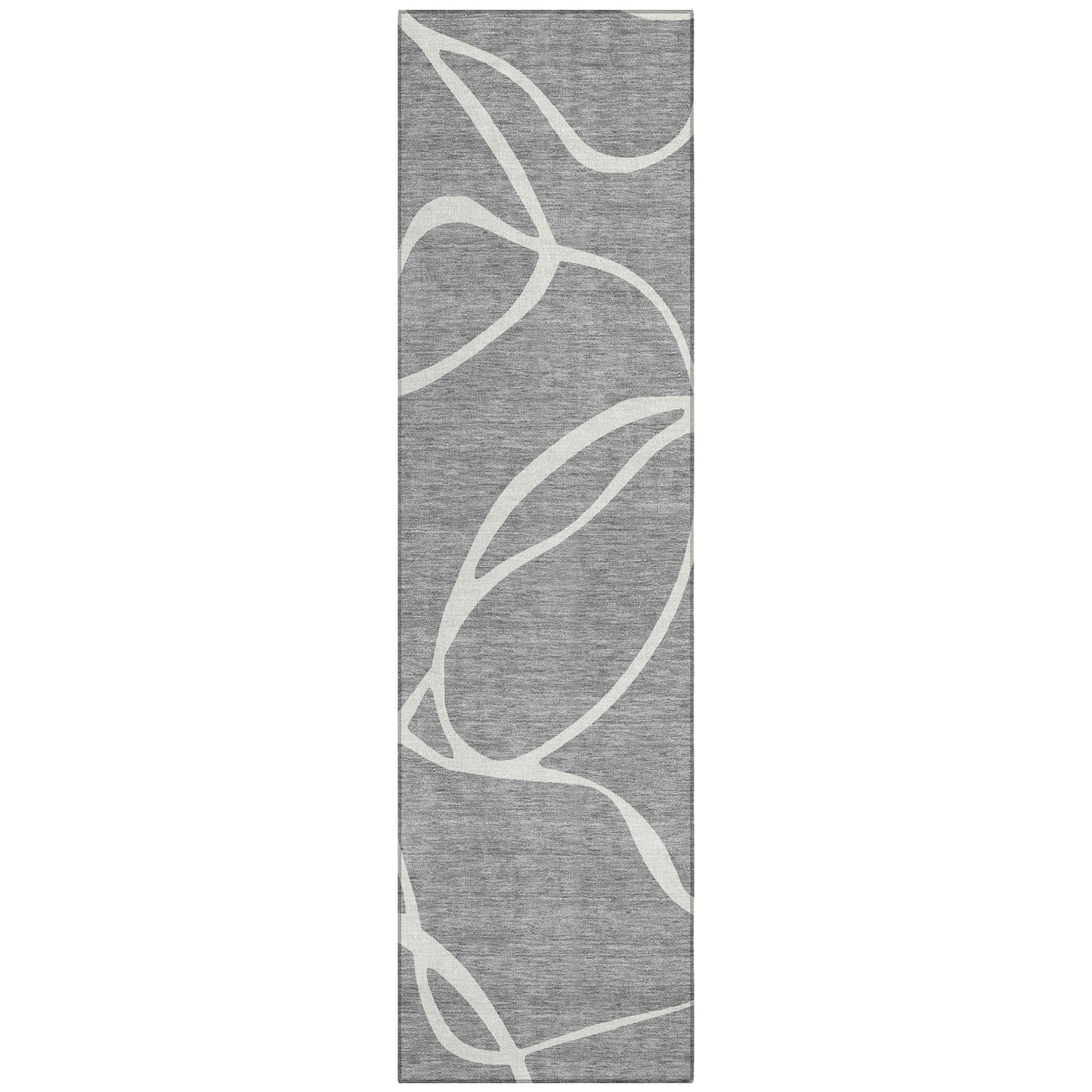 Tapis Chantille moderne abstrait lavable en machine pour intérieur/extérieur