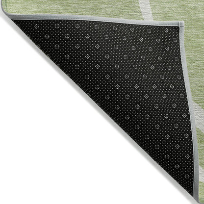 Tapis Chantille moderne abstrait lavable en machine pour intérieur/extérieur