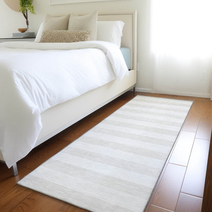 Tapis Chantille à rayures Cabana lavable en machine pour intérieur/extérieur