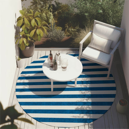 Tapis Chantille à rayures Cabana lavable en machine pour intérieur/extérieur