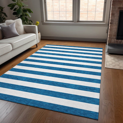 Tapis Chantille à rayures Cabana lavable en machine pour intérieur/extérieur