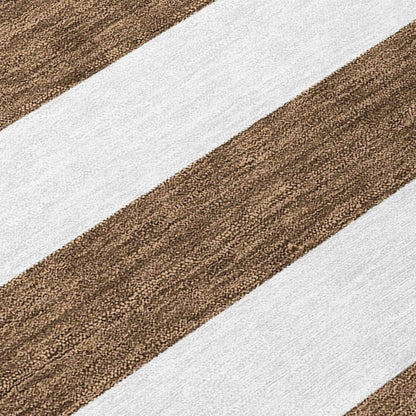 Tapis Chantille à rayures Cabana lavable en machine pour intérieur/extérieur