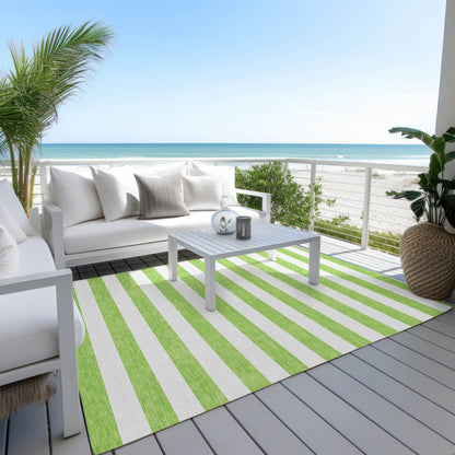 Tapis Chantille à rayures Cabana lavable en machine pour intérieur/extérieur