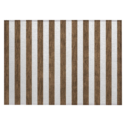 Tapis Chantille à rayures Cabana lavable en machine pour intérieur/extérieur