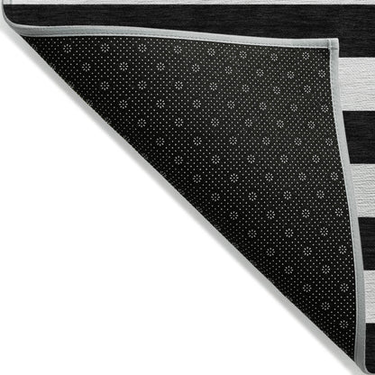 Tapis Chantille à rayures Cabana lavable en machine pour intérieur/extérieur