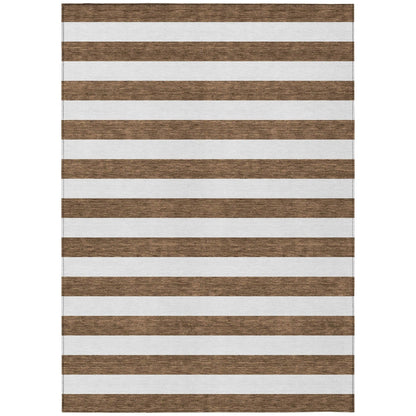 Tapis Chantille à rayures Cabana lavable en machine pour intérieur/extérieur