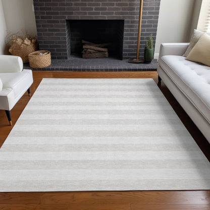 Tapis Chantille à rayures Cabana lavable en machine pour intérieur/extérieur