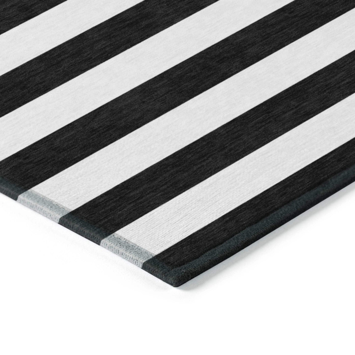 Tapis Chantille à rayures Cabana lavable en machine pour intérieur/extérieur