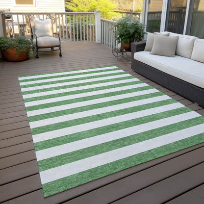 Tapis Chantille à rayures Cabana lavable en machine pour intérieur/extérieur
