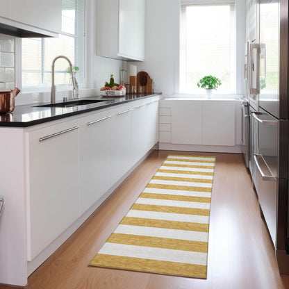 Tapis Chantille à rayures Cabana lavable en machine pour intérieur/extérieur