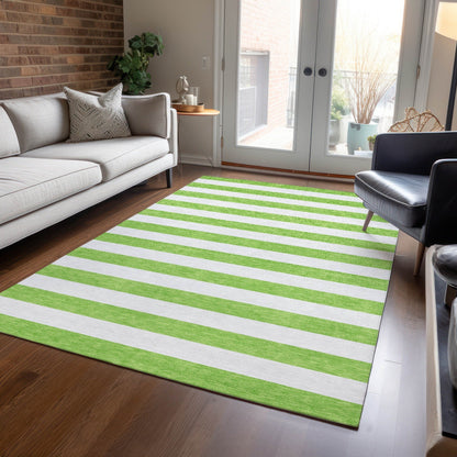 Tapis Chantille à rayures Cabana lavable en machine pour intérieur/extérieur