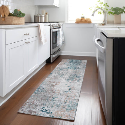 Tapis moderne abstrait Chantille lavable en machine pour intérieur/extérieur