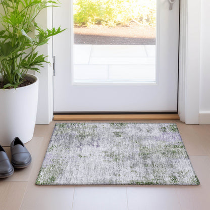Tapis moderne abstrait Chantille lavable en machine pour intérieur/extérieur