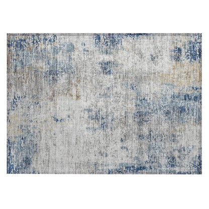 Tapis moderne abstrait Chantille lavable en machine pour intérieur/extérieur