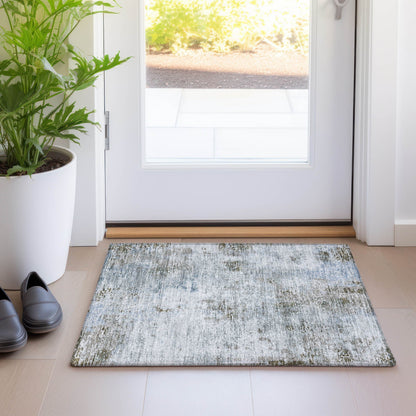 Tapis moderne abstrait Chantille lavable en machine pour intérieur/extérieur