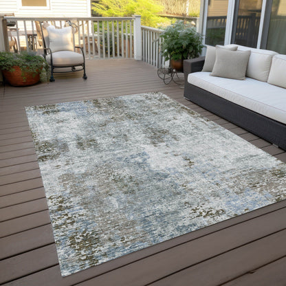 Tapis moderne abstrait Chantille lavable en machine pour intérieur/extérieur