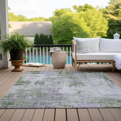 Tapis moderne abstrait Chantille lavable en machine pour intérieur/extérieur