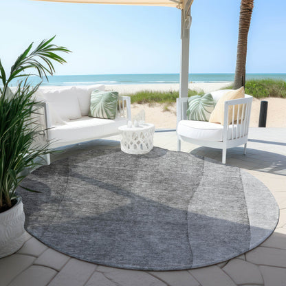 Tapis Chantille contemporain ombré lavable en machine pour intérieur/extérieur