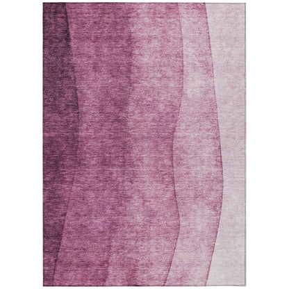 Tapis Chantille contemporain ombré lavable en machine pour intérieur/extérieur