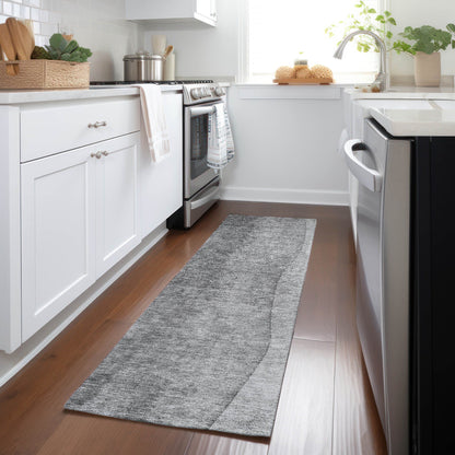 Tapis Chantille contemporain ombré lavable en machine pour intérieur/extérieur