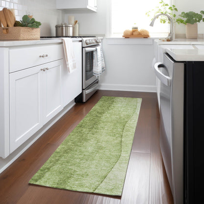 Tapis Chantille contemporain ombré lavable en machine pour intérieur/extérieur
