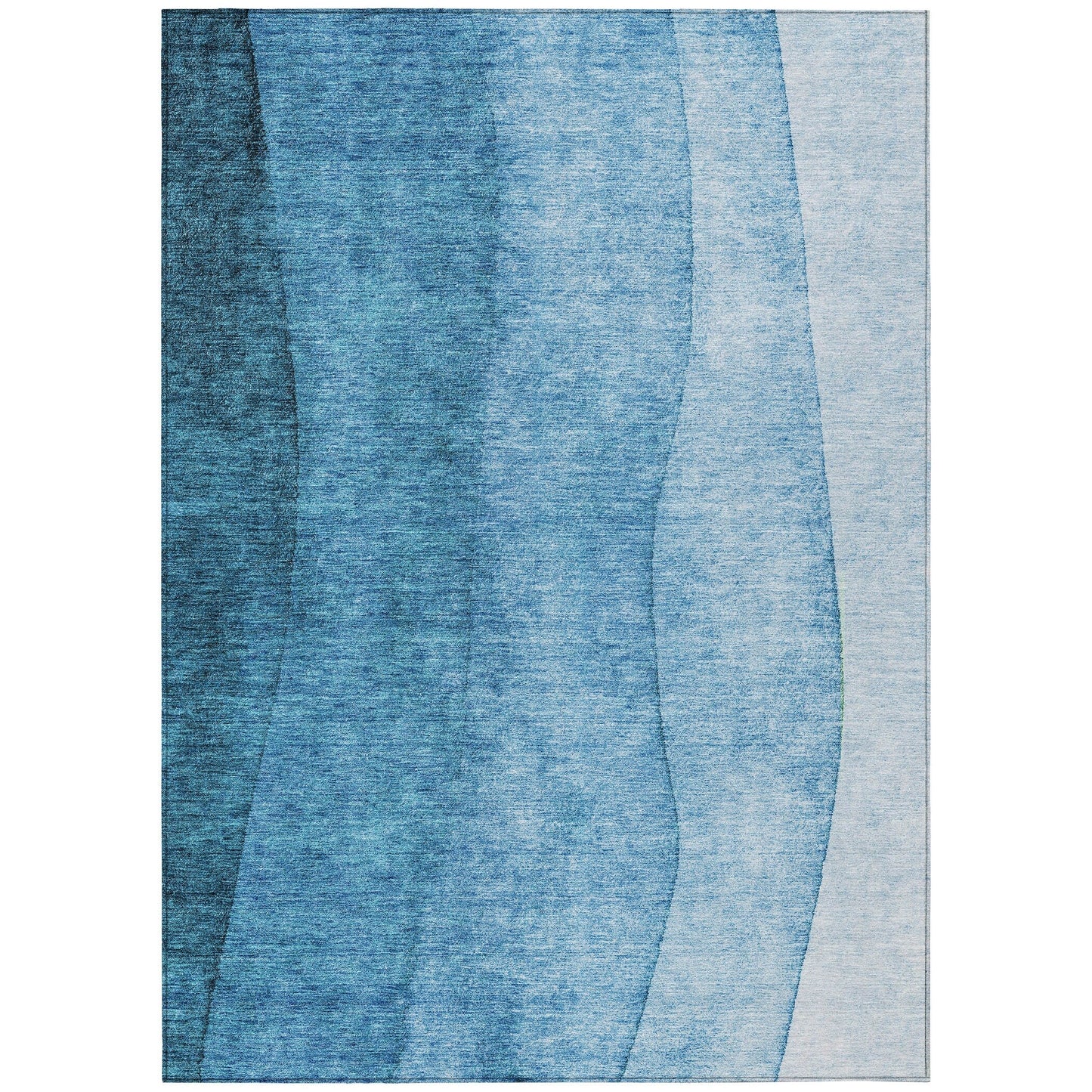 Tapis Chantille contemporain ombré lavable en machine pour intérieur/extérieur