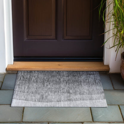 Tapis Chantille contemporain ombré lavable en machine pour intérieur/extérieur