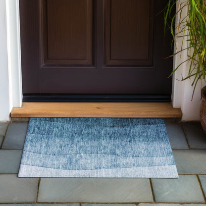 Tapis Chantille contemporain ombré lavable en machine pour intérieur/extérieur