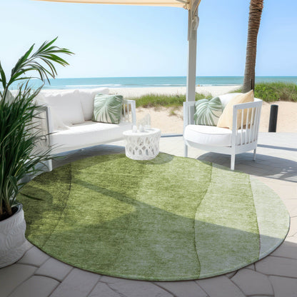 Tapis Chantille contemporain ombré lavable en machine pour intérieur/extérieur