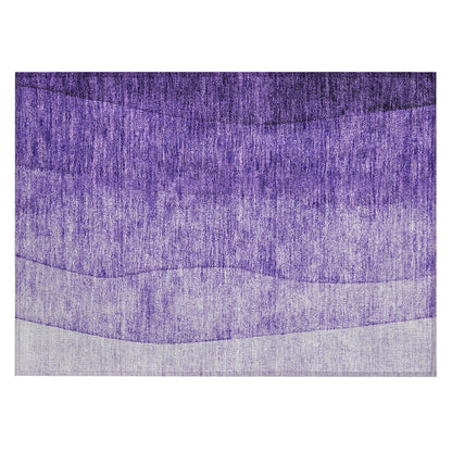 Tapis Chantille contemporain ombré lavable en machine pour intérieur/extérieur