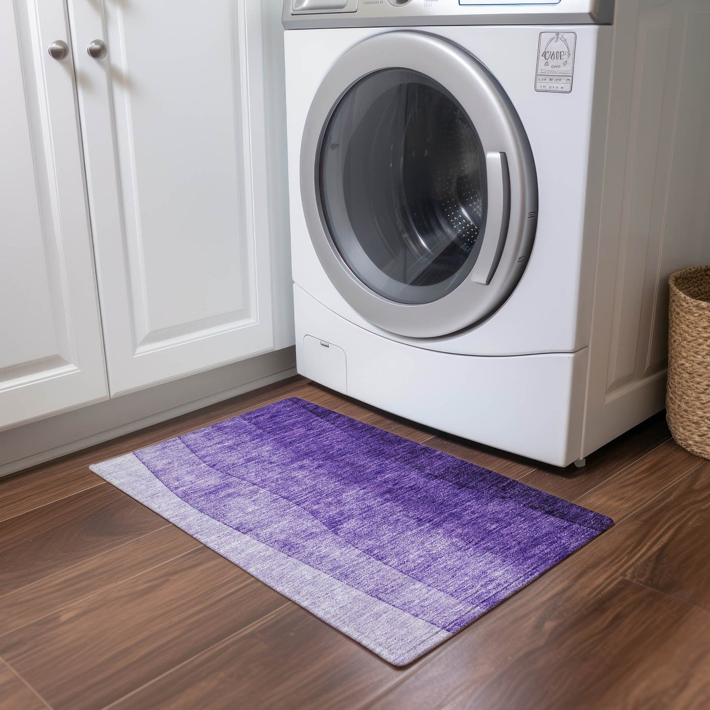 Tapis Chantille contemporain ombré lavable en machine pour intérieur/extérieur