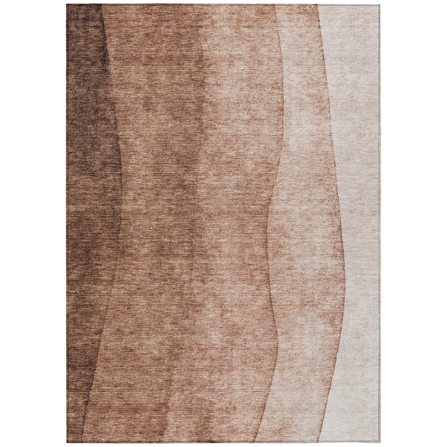 Tapis Chantille contemporain ombré lavable en machine pour intérieur/extérieur