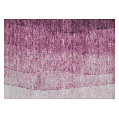 Tapis Chantille contemporain ombré lavable en machine pour intérieur/extérieur