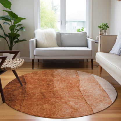 Tapis Chantille contemporain ombré lavable en machine pour intérieur/extérieur