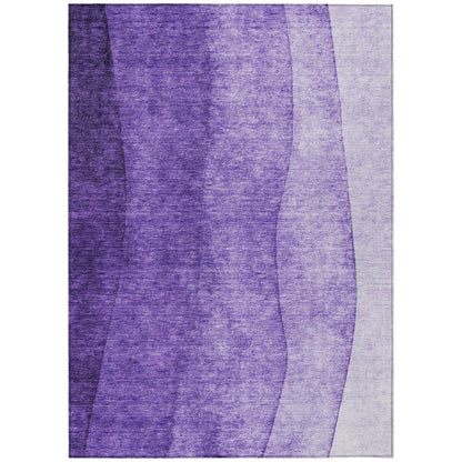 Tapis Chantille contemporain ombré lavable en machine pour intérieur/extérieur