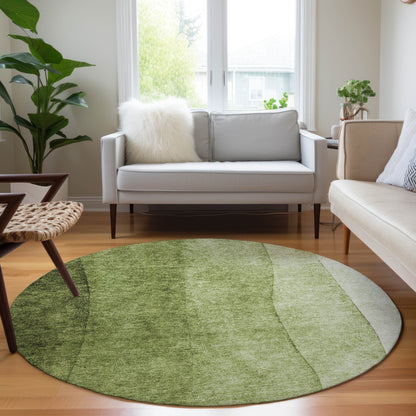 Tapis Chantille contemporain ombré lavable en machine pour intérieur/extérieur