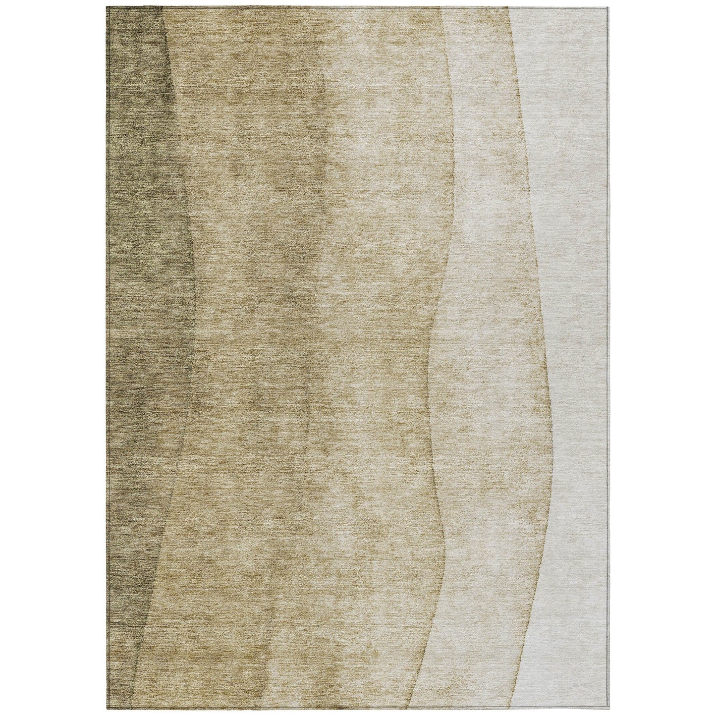 Tapis Chantille contemporain ombré lavable en machine pour intérieur/extérieur