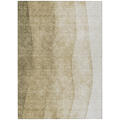 Tapis Chantille contemporain ombré lavable en machine pour intérieur/extérieur